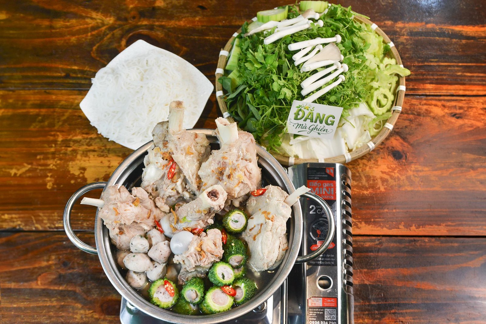 KHỔ QUA RỪNG CÁ THÁC LÁC + SƯỜN CHÌA